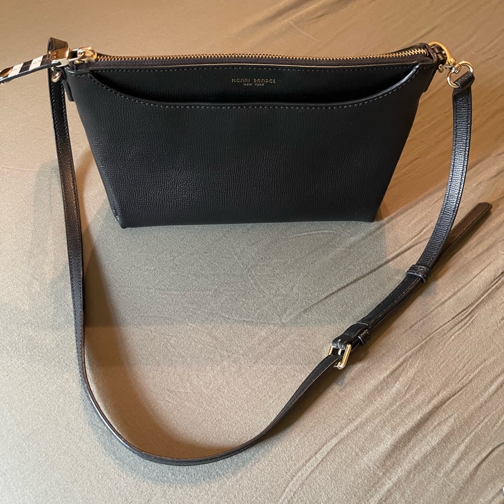 Henri Bendel Elegant Black Crossbody Bag
